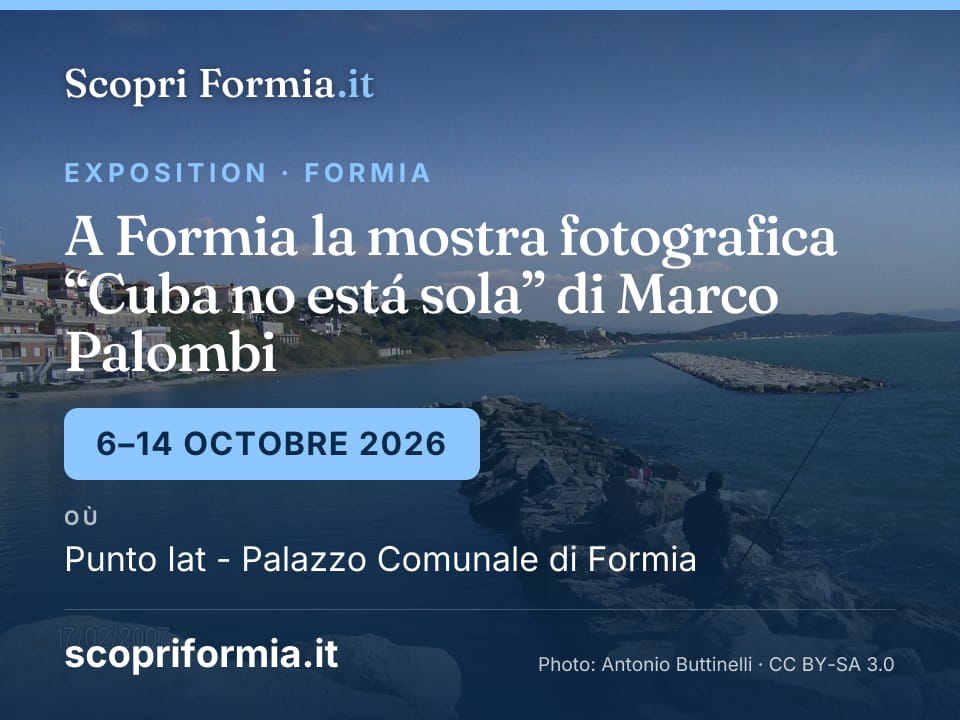A Formia la mostra fotografica “Cuba no está sola” di Marco Palombi