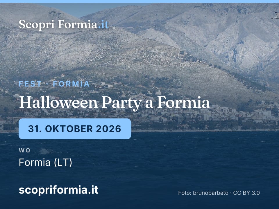 Halloween Party a Formia