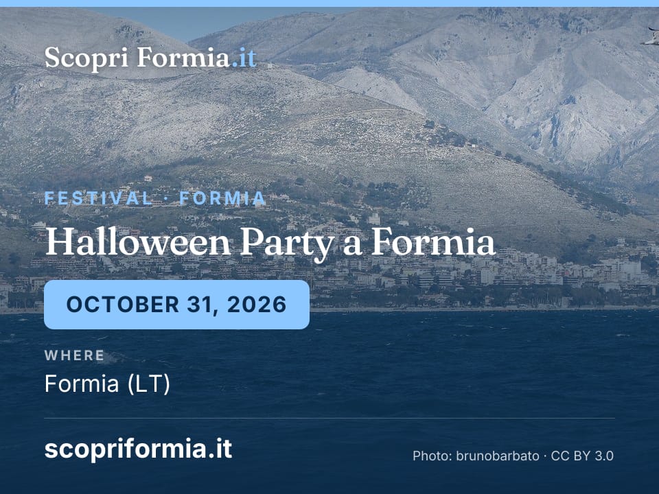 Halloween Party a Formia