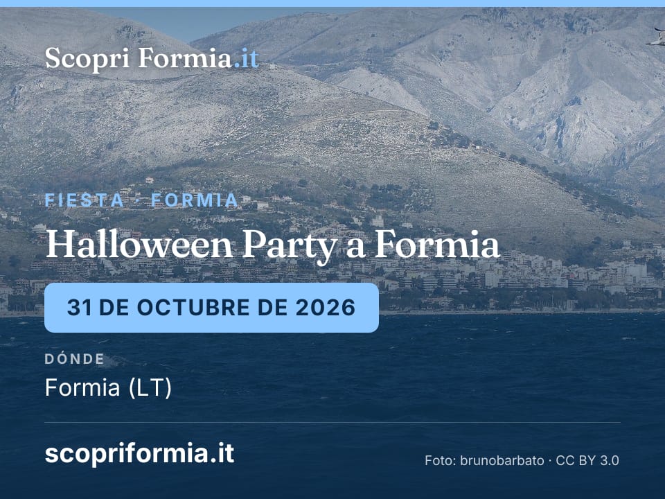 Halloween Party a Formia