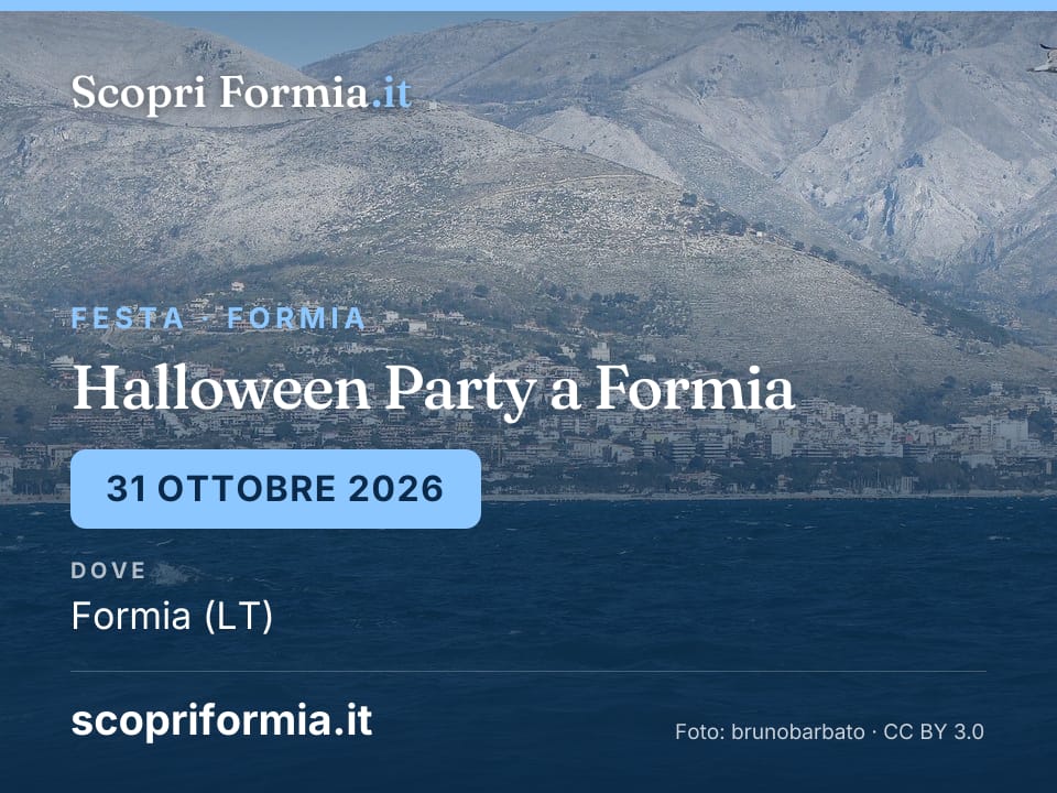 Halloween Party a Formia
