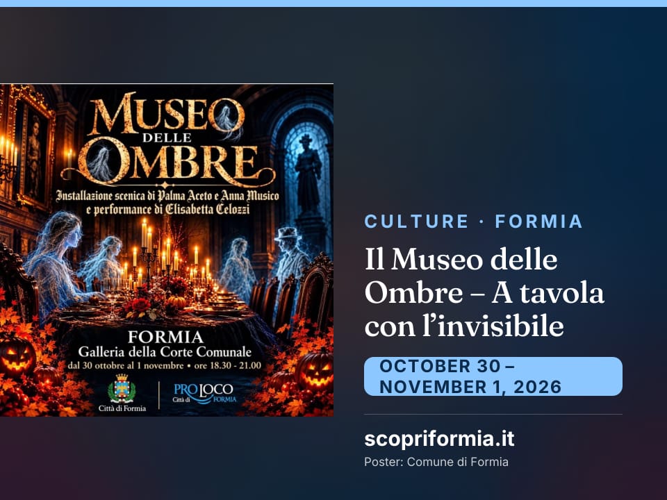 Il Museo delle Ombre – A tavola con l’invisibile
