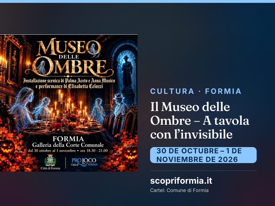 Il Museo delle Ombre – A tavola con l’invisibile