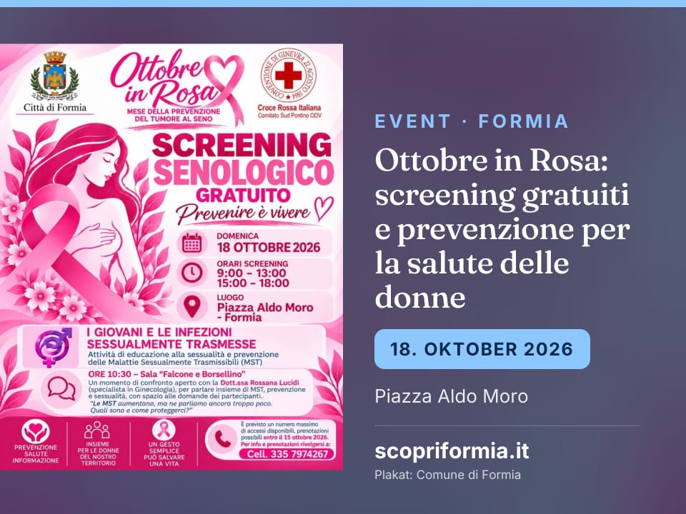 Ottobre in Rosa: screening gratuiti e prevenzione per la salute delle donne