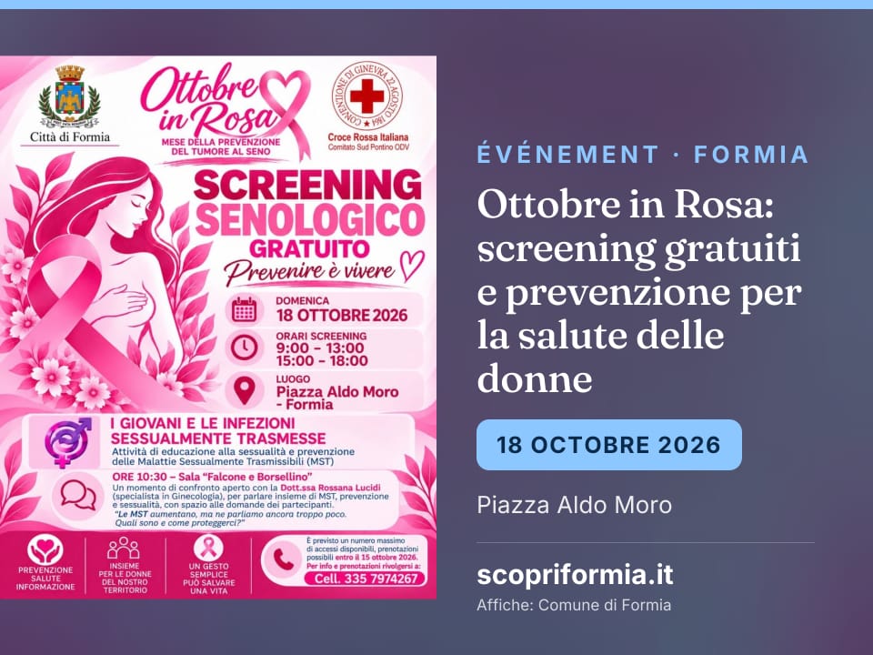 Ottobre in Rosa: screening gratuiti e prevenzione per la salute delle donne