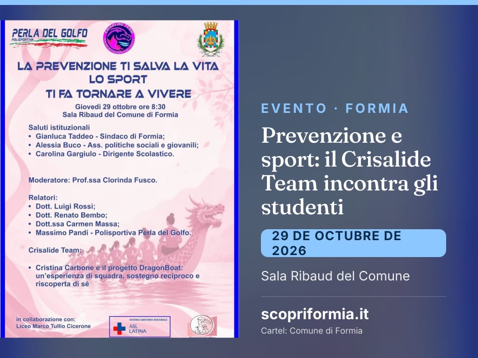 Prevenzione e sport: il Crisalide Team incontra gli studenti