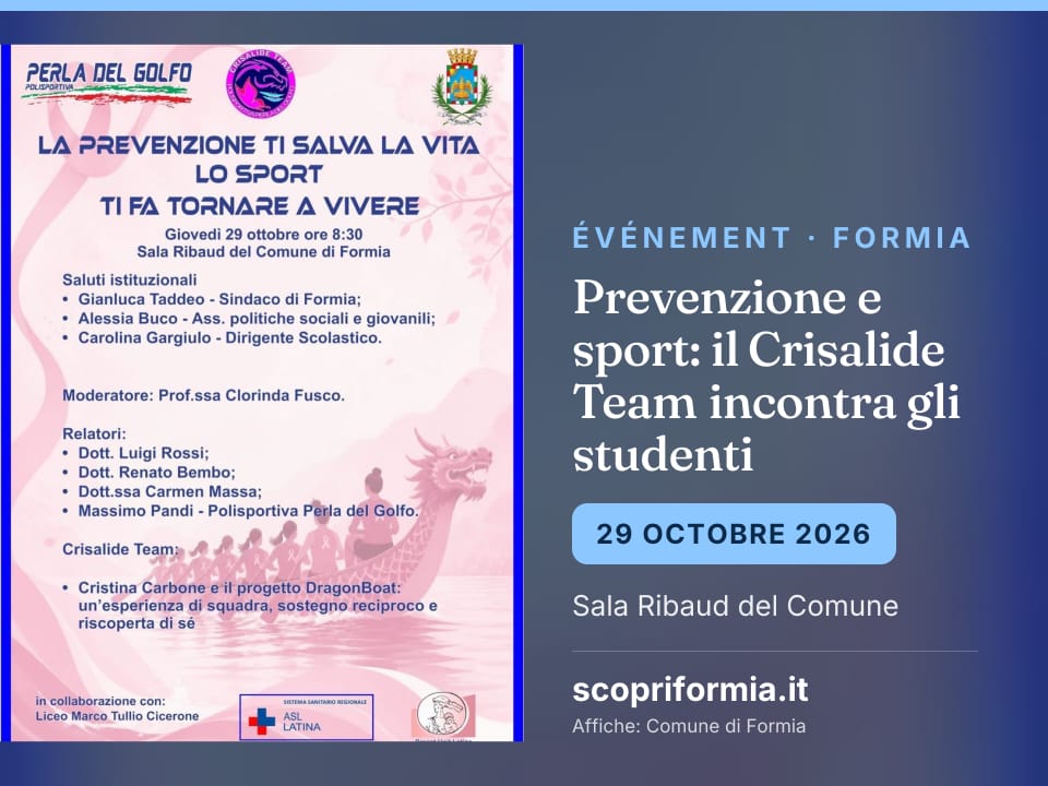 Prevenzione e sport: il Crisalide Team incontra gli studenti