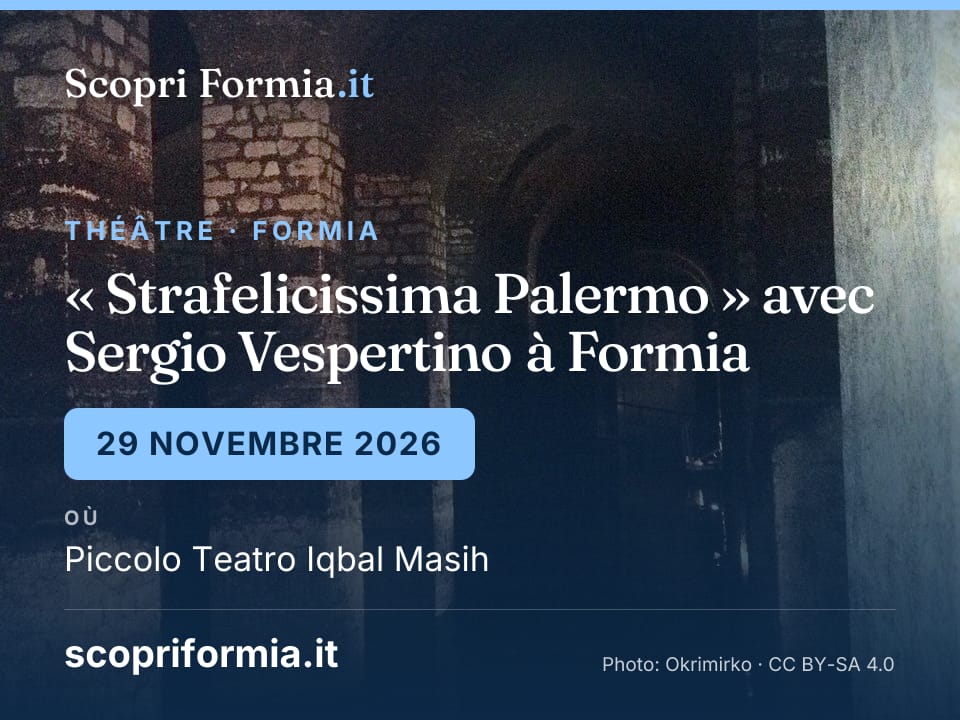 « Strafelicissima Palermo » avec Sergio Vespertino à Formia, 29 novembre
